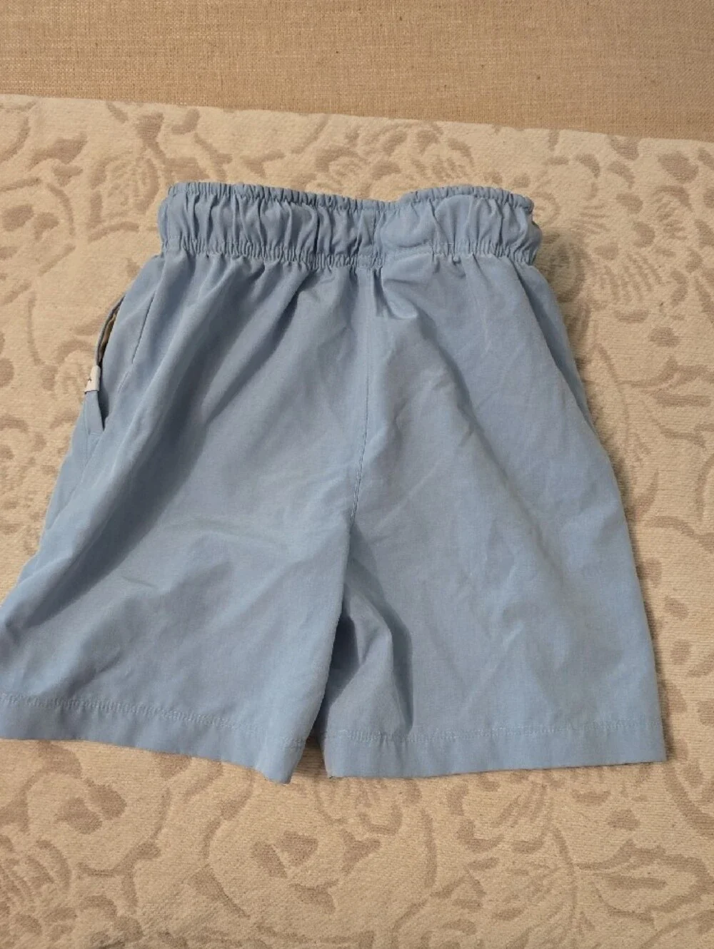 Tommy Bahama Light Blue Elastic Waist Athletic Shorts with Drawstring